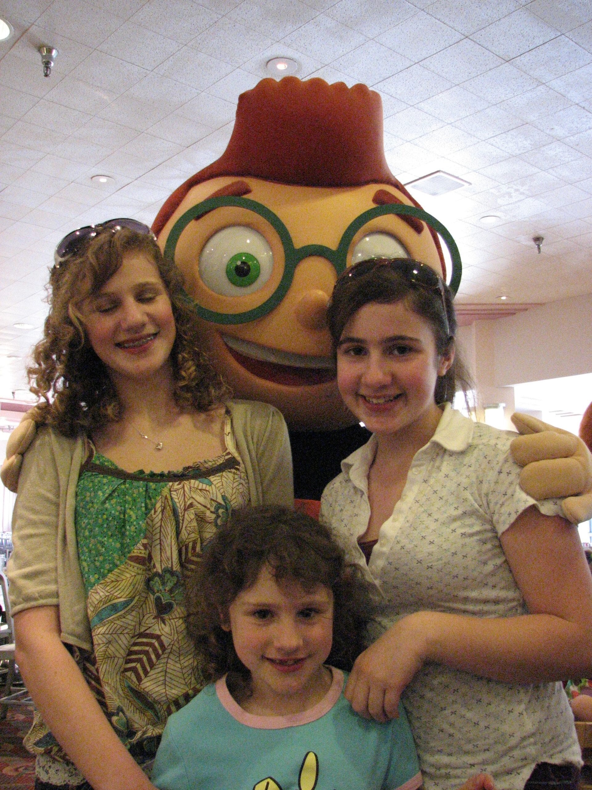 Photo from a character breakfast from our first Disneyworld family vacation.