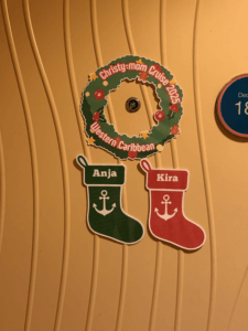 Door Decorations from our Christmas Cruise on Oasis of the Seas 225x300 1