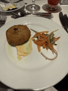 Main Dining Room Crab Cake Appetizer 225x300 1