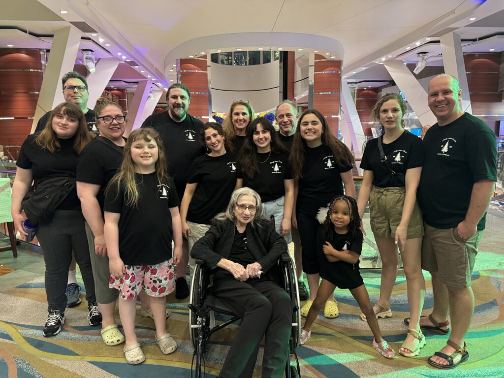 Multigenerational family on multigenerational cruise on Oasis of the Seas