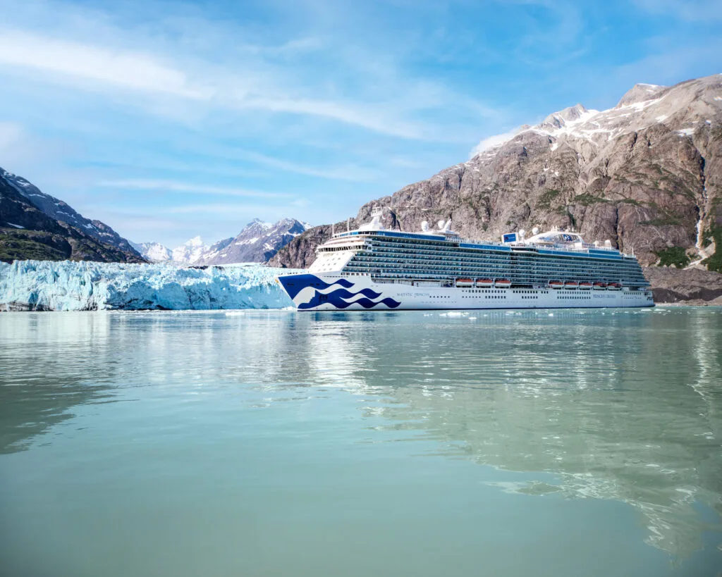 Majestic Princess in Alaska, photo in Best Alaska Cruise Lines